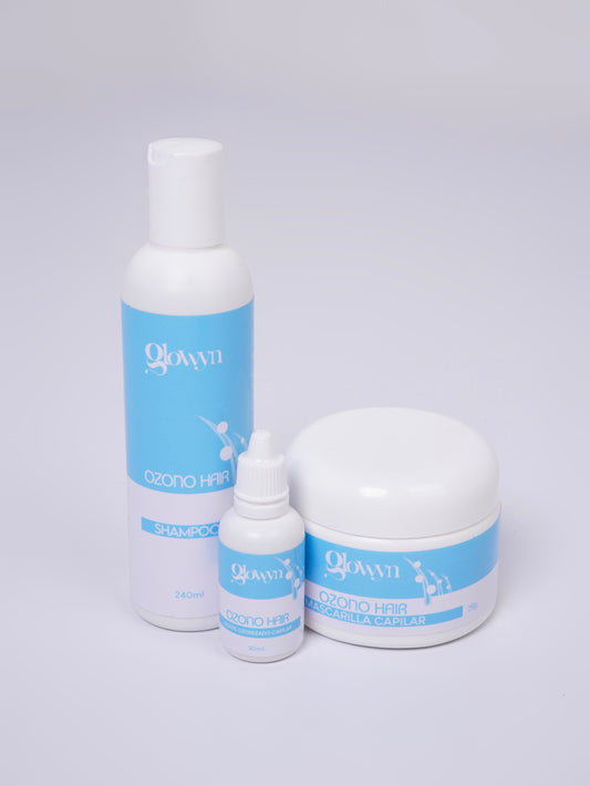 *Kit Ozono Hair | Shampoo + Mascarilla Capilar + Aceite Ozonizado Capilar